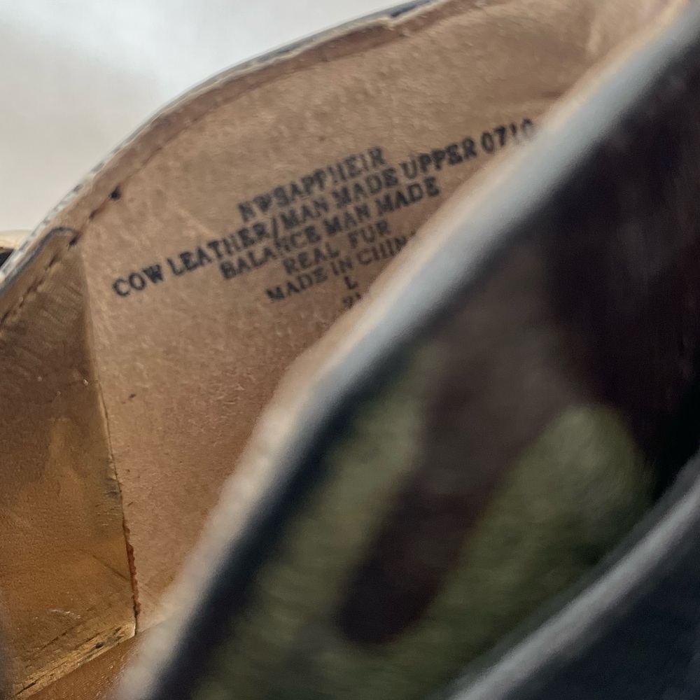 Nine West Green and Black Camouflage Heeled Boots - Picture 8 of 9